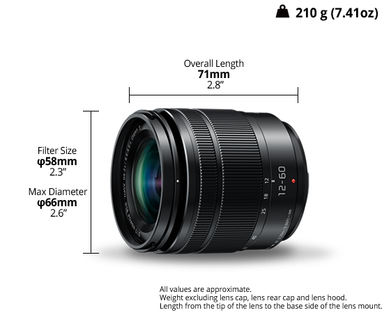 LUMIX G Lens H-FS12060 Resmi