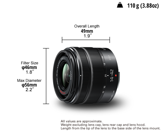 Photo de Objectif LUMIX G H-FS1442A