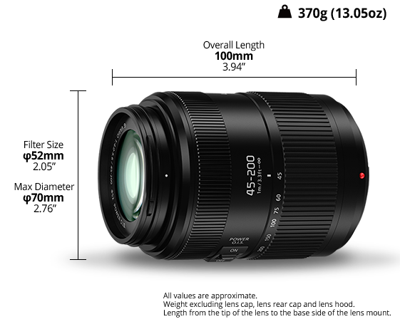 LUMIX G Lens H-FSA45200 Resmi