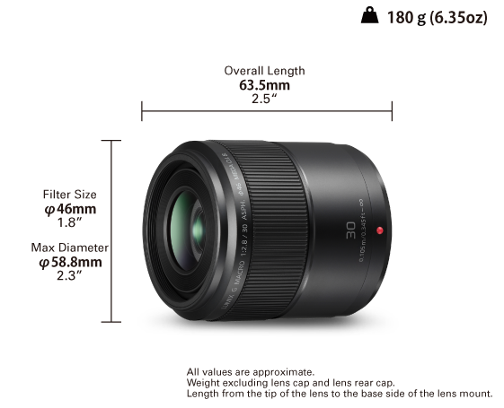 LUMIX G Lens H-HS030 Resmi