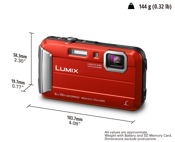 LUMIX Dijital Fotoğraf Makinesi DMC-FT30 Resmi