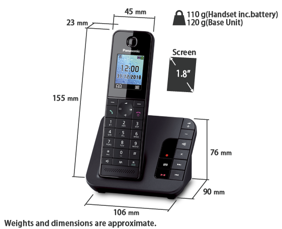 Φωτογραφία από Τηλέφωνο KX-TGH220