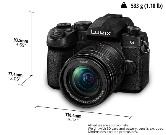 Photo of LUMIX Compact System (Mirrorless) Camera DC-G90M with 12-60mm Lens