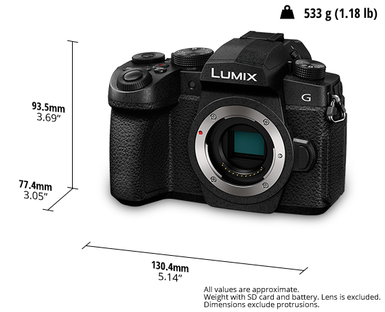 Photo of LUMIX Compact System (Mirrorless) Camera DC-G90H Body Only