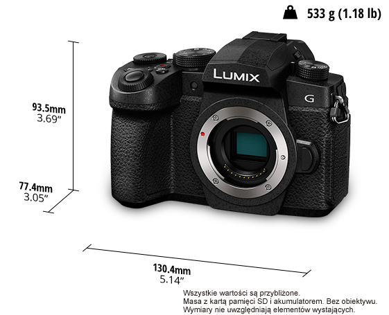 Zdjęcie Bezlusterkowy aparat cyfrowy LUMIX DC-G90