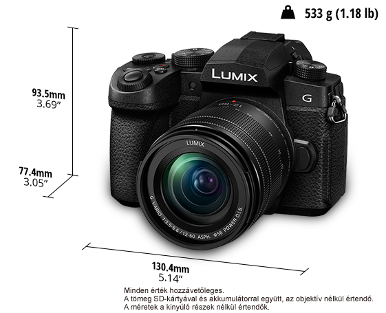 A LUMIX DC-G90M digitális egyobjektíves tükör nélküli fényképezőgép fényképen