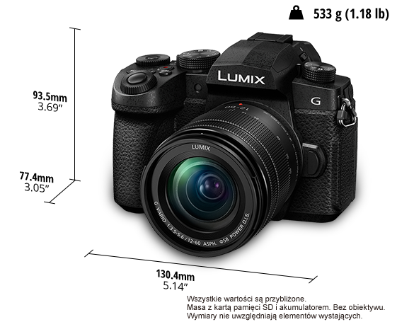Zdjęcie Bezlusterkowy aparat cyfrowy LUMIX DC-G90M