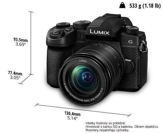 Fotografia Digitálna jednooká bezzrkadlovka LUMIX DC-G90M