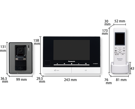 Photo of DECT Wireless Video Intercom VL-SWD272 (Highly Expandable Series)