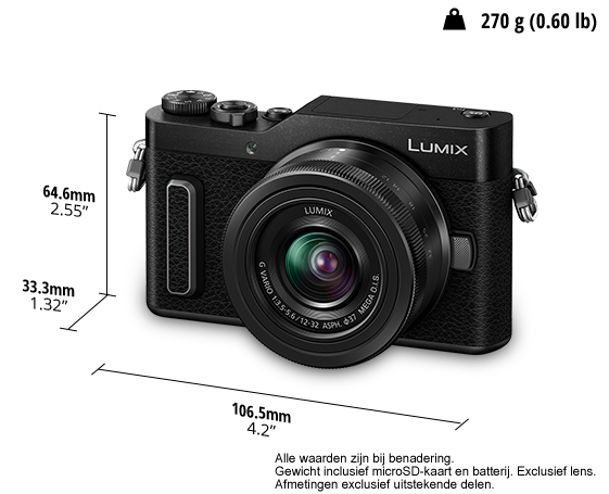 Foto van LUMIX DC-GX880 – body + H-FS12032 lens