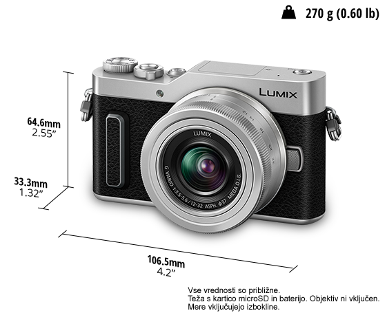 Fotografija Brezzrcalni digitalni fotoaparat z enim objektivom LUMIX DC-GX880W