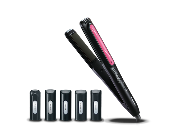 Photo of Hair Straightener & Curler EH-HV52-K655 – 5 Attachments