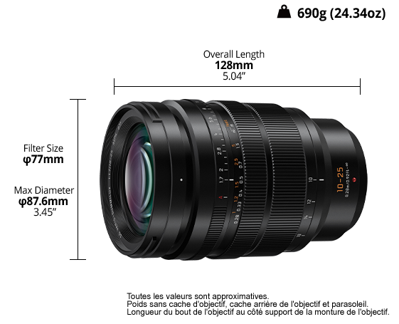 Photo de LEICA DG VARIO-SUMMILUX 10-25 mm / F1,7 ASPH. (H-X1025) Objectif Micro Four Thirds