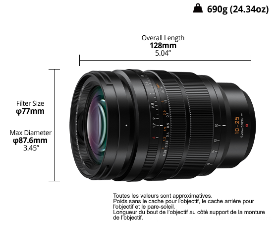 Photo de LEICA DG VARIO-SUMMILUX 10-25 mm / F1,7 ASPH. (H-X1025) Objectif Micro Four Thirds