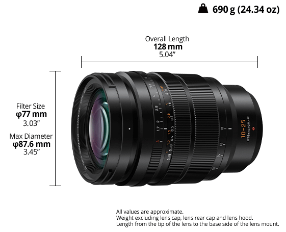 Photo of LEICA DG VARIO-SUMMILUX 10-25mm / F1.7 ASPH. (H-X1025) Micro Four Thirds Lens