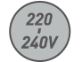 220 - 240 V
