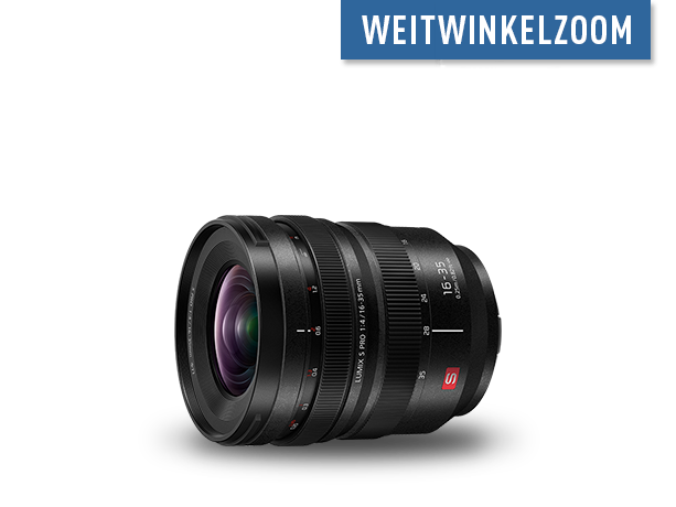 S-R1635E | LUMIX S PRO Objektiv | Weitwinkelzoom | Panasonic