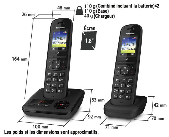 Photo de Téléphone KX-TGH722