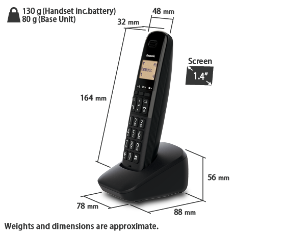 Photo of Digital Cordless Phone KX-TGB31ML1 – Nuisance Call Block