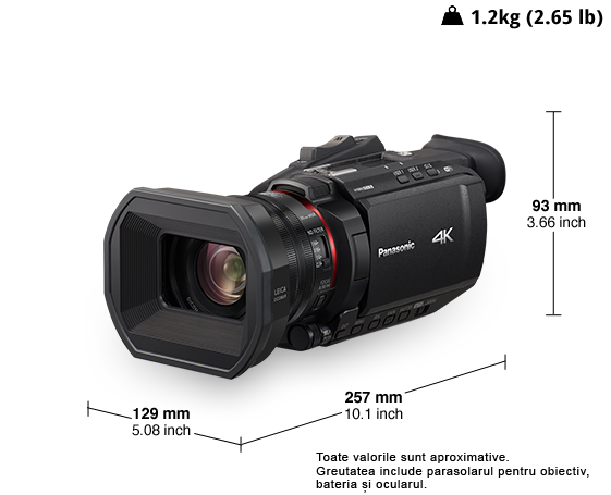 Fotografie cu Cameră video profesionistă 4K HC-X1500