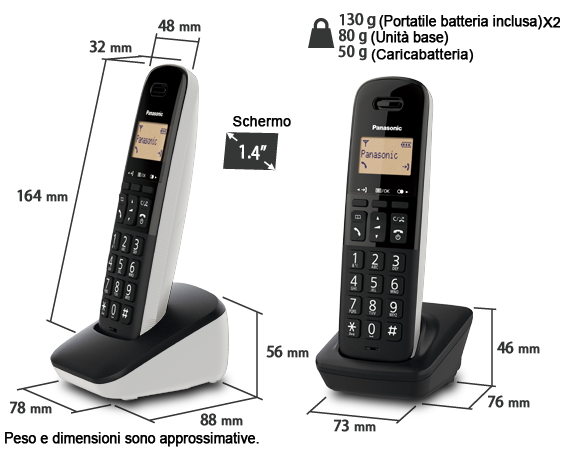 Foto di Telefono cordless KX-TGB612JT