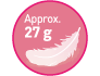 Približne 27 g